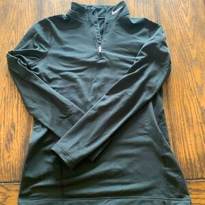 Women’s black Nike quarter zip